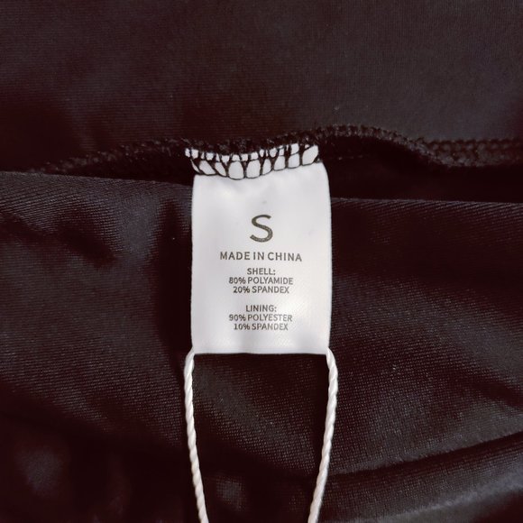 Workout Shorts Ruched Side Drawstrings, Elastic Waist - Picture 6 of 6